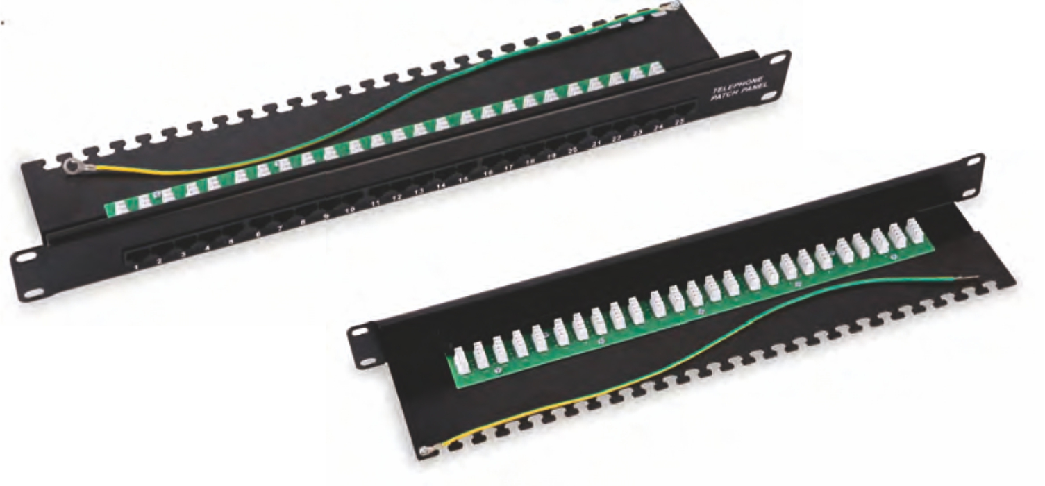 Voice patch panel 25.