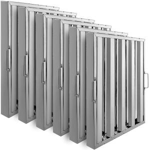 Wholesale Stainless Steel Hood Filter With 4 Grooves Range Hood Filter For Commercial Kitchen from china suppliers