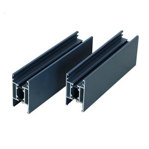 Wholesale 0.8-5.0mm 6063 T5 Blue Powder Coated Aluminium Extrusions Profiles For Doors Frame from china suppliers