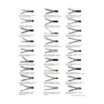 CE Certified Wanhe 5mm Laparoscopic Surgical Oviduct Forceps for Precise