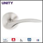 Stainless Steel Fire Door Lever Handle EN1906 and EN1634 Satin Finish