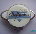 Good metal white 1.2mm - 3.0mm Golf hat clip ball markers