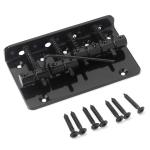 4 Strings Vintage Style Bass Bridge For Electric Bass Guitar 3.39"x1.89"x0.55"