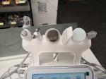 Professional 430*380*380mm portable white hydrafacial machine with 6 handles for