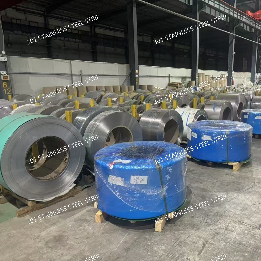 301 Half Hard Stainless Steel Strip ASTM A666 Compliant Precision Cold Rolled