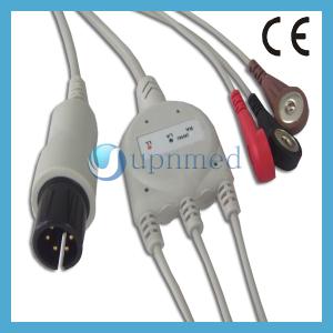 Wholesale Dixtal DX2020 6pin 3 lead ECG Cable,with resistance from china suppliers
