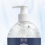 Transparent 500ml Antibacterial Hand Sanitizer , Disposable No Wash Hand