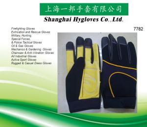Wholesale EN 388 2122 CE High Abrasion Mechanics Wear Gloves Leather Palm from china suppliers