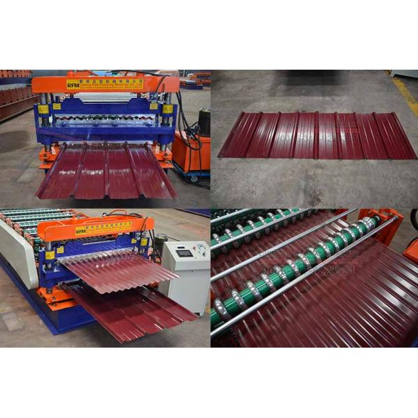 Double Laminate 30m/Min 0.7mm Roof Tile Roll Forming Machine