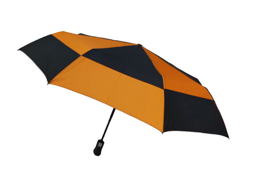 Air Vented Double Canopy Travel Size Umbrella Fantastic Promotion Wind Resistance
