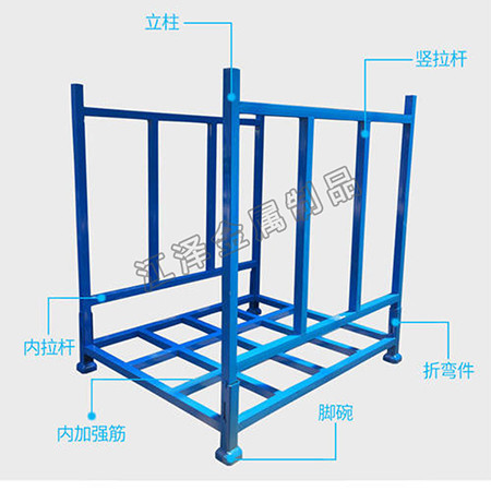 Customize Stackable Heavy Duty Double Stacking Pallet Rack Frame Rack for Goods Storage