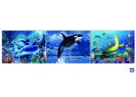 Wall Art 3D Lenticular Picture Flip Cute Cats And Dolphins With 12X17 Inches