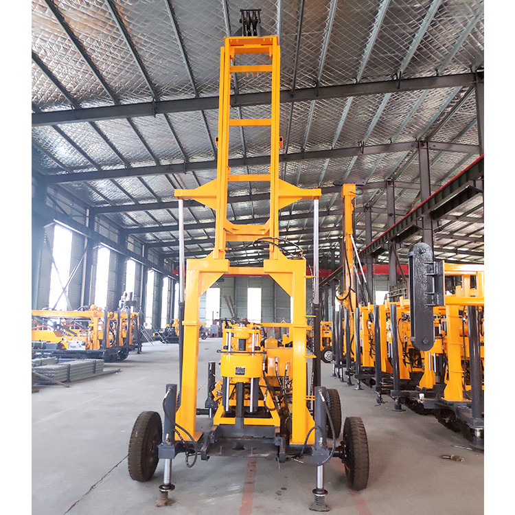 Large Torque 200meter Waterwell Drilling Rig Machine For Rock Hard XYX-200