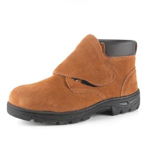 Wholesale Unisex Welding Safety Shoes Mens Steel Toe Welding Boots Yellow from china suppliers