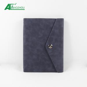 Wholesale 142 X 208mm Leather Ring Notebook Envelope Style Protection From Dust / Abrasions from china suppliers