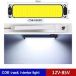 12V-85V COB Truck Head Lights Super Car Head Lamp Bright Ultra Thin