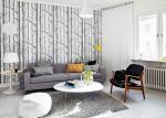 Vantage Birch Tree Modern Removable Wallpaper / Wallpaper for Living Room 0.53