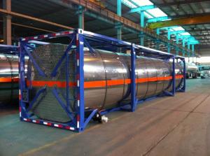 Wholesale ISO Large Steel Chemical Liquid Tank Container 20 Feet Cylinder shaped from china suppliers