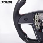 OEM Auto Part Suede Tesla Carbon Fiber Steering Wheel Customized Color
