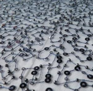 Wholesale Shining sequins and Beaded Lace Fabric for ladies garment from china suppliers