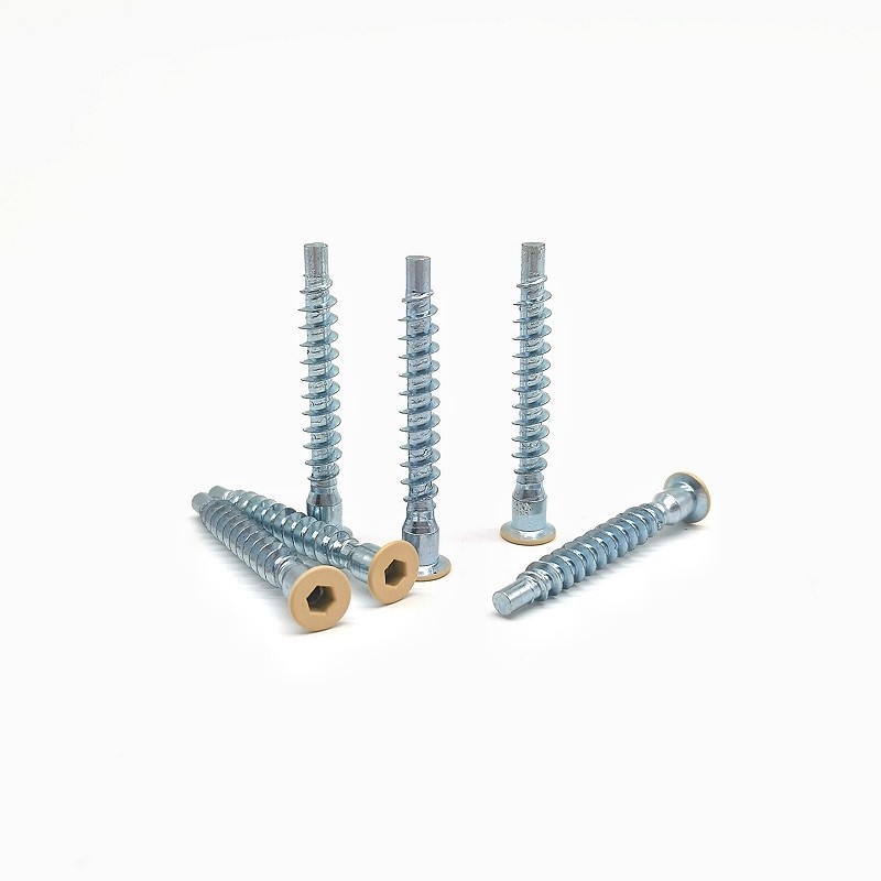 Countersunk Thread Straight Repair Cabinet Screw Hexagonal Self Tapping Roller