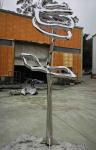 Metal Abstract Art Sculpture Stainless Steel Abstract Yard Sculptures