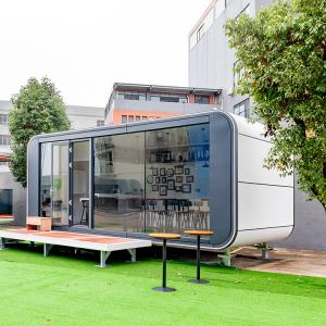 Wholesale Professional Apple Cabin With Balcony Premade House Container House Casas Prefabricadas China from china suppliers