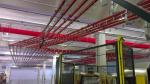 5 Ton Overhead Conveyor Chain Industrial Hanging Trolley System Customized