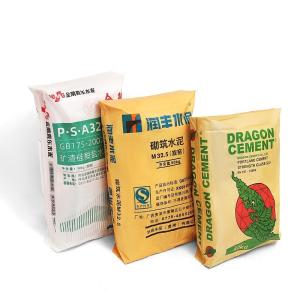 Wholesale Hot Sale 25KG 40KG 50KG Ad Star Bags PP Block Bottom Bag Cement Valve Bags Cement Sack from china suppliers