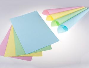 100% Virgin Wood Pulp Blue Image 5 Plys Self Copy Paper Sheet/Reel A Grade