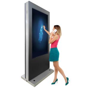 Wholesale 55 inch Outdoor Vertical Touch Screen Kiosk Digital Advertising Screen For Smart City from china suppliers