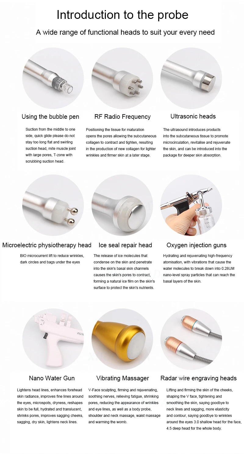 12-in-1 Facial sauna machine Deep Cleansing And Moisturizing Skin Removes wrinkles and leaves skin firm and white