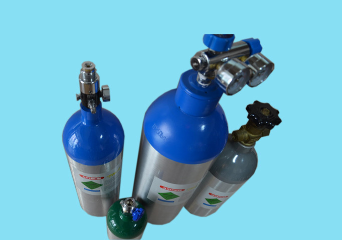 DOT 4L Oxygen Medical Gas Cylinder 25Mpa High Pressure Air Tank