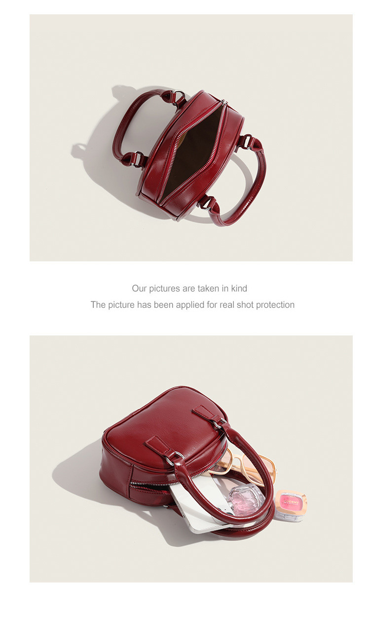 NEW FASHION HAND BAG KOREAN RETRO PU SMALL BODY BAG CROSSBODY BOWLING BAG WOMEN
