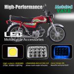 CD70 CG125 Motorcycle LED Headlight High Thermal Conductivity Aluminum Housing