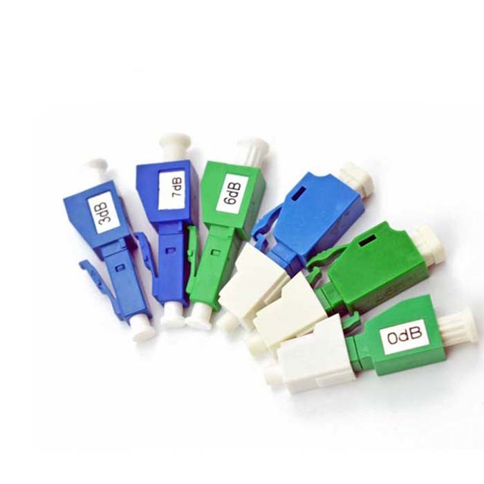 20DB LC Fixed Fiber Optical Attenuator Easy To Operate Green