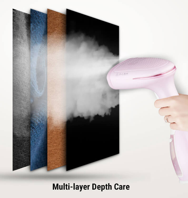 CE RoHS Approved Portable Garment Steamer for Home and Travel Fast 25 Second Heat up Time