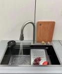 Drainers And Single Bowl Sink Included Apron Stainless Steel Kitchen Sink For