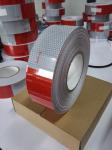 Safety DOT C2 Red And White Reflective Safety Tape For Trailers Truck Strong