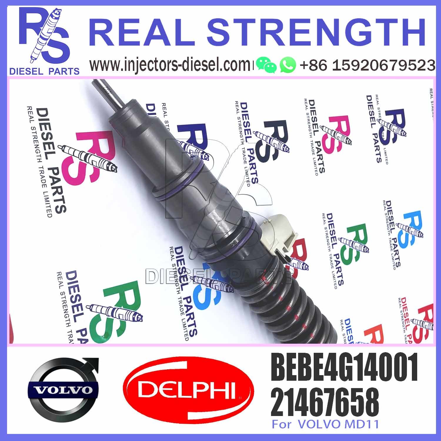 High Quality Diesel Common Rail Fuel Injector BEBE4G11001 BEBE4G12001 BEBE4G14001