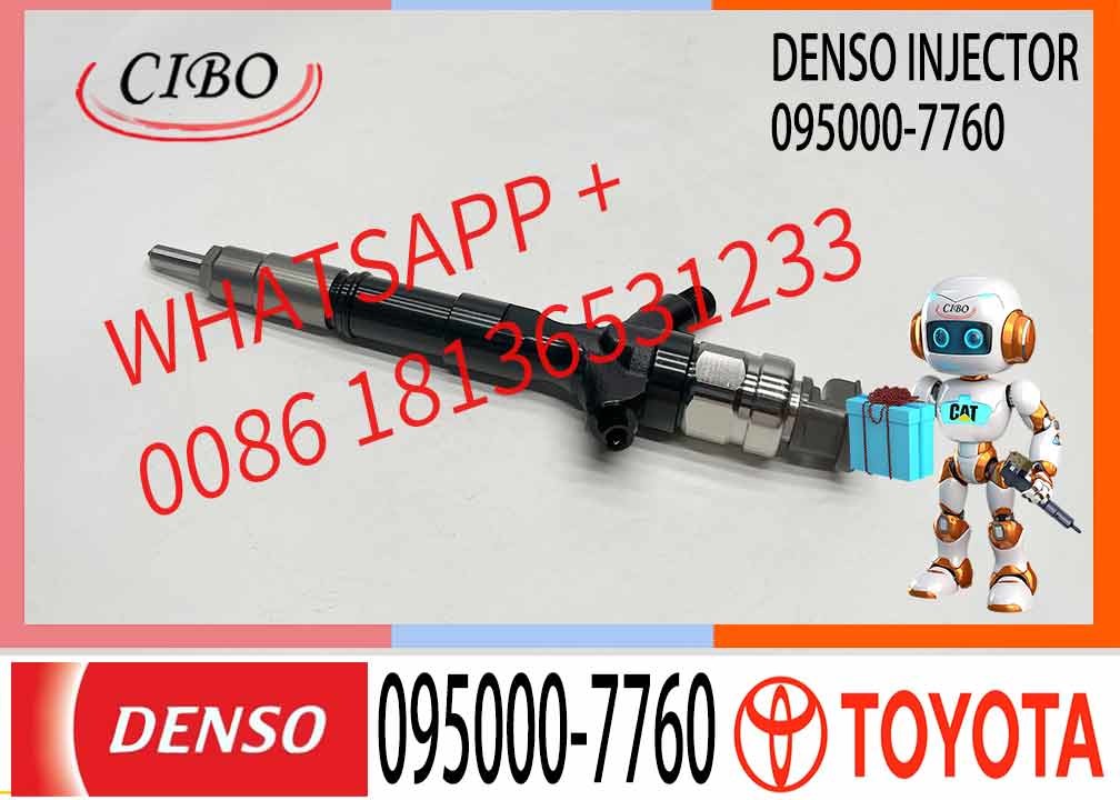Diesel Common Rail Injectors 095000-7760 For Toyota 23670-39276