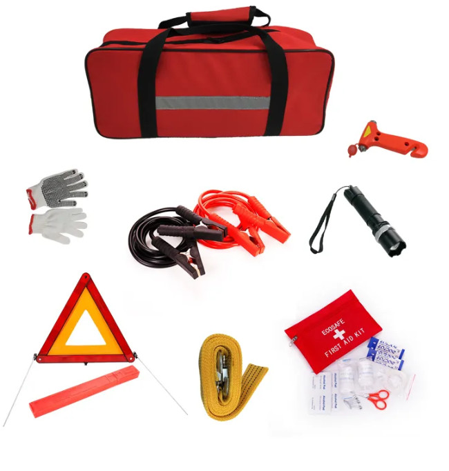 Road Assistance Automotive First Aid Kit RV Car Emergency Roadside Kit