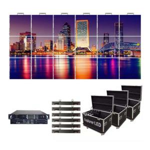 Wholesale P3.91 P4.81 500x500 alumnim and iron cabinet LED Video Wall Outdoor from china suppliers