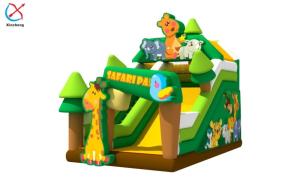 Wholesale OEM/ODM Commercial Safari Park Inflatable Slide Inflatable Dry Slides For Outdoor from china suppliers
