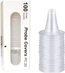 FDA Disposable Ear Thermometer Probe Covers Latex Free Transparent
