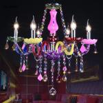 Colored crystal chandelier for Kids Children room Decoration (WH-CY-71)