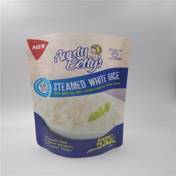 Quality Stand up reusable microwavable Mylar Printed Plastic Bags For Food Packaging With Custom Logo for sale