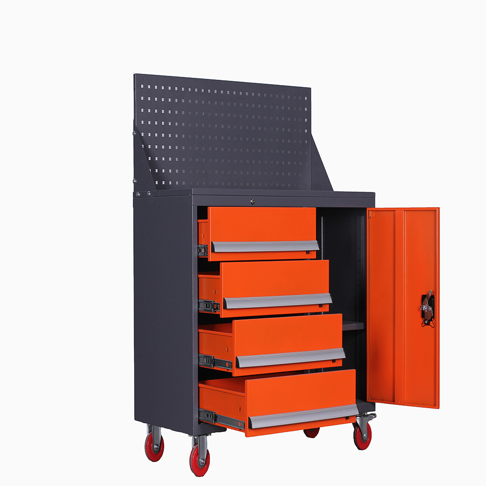 Stainless Steel ISO14001 Mobile Tool Cabinets , 0.6mm Steel Tool Storage Cabinets