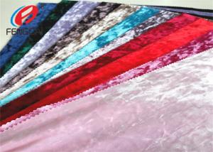 Wholesale KS VELVET 95% Polyester 5% Spandex Velvet Garment Fabric Tear Resistant from china suppliers