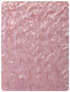 Wholesale 1/8&quot; Thick Pink Pearl Acrylic Sheets 1850x1040mm Impact Resistant from china suppliers